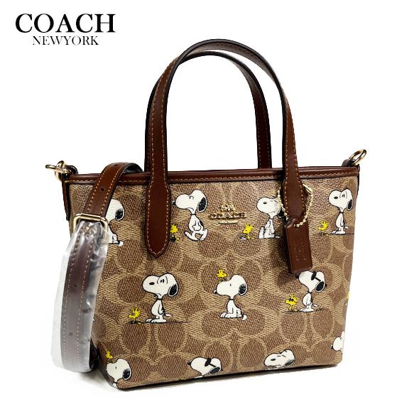 COACH X PEANUTS コーチ スヌーピー コラボ ミニ トート バッグ