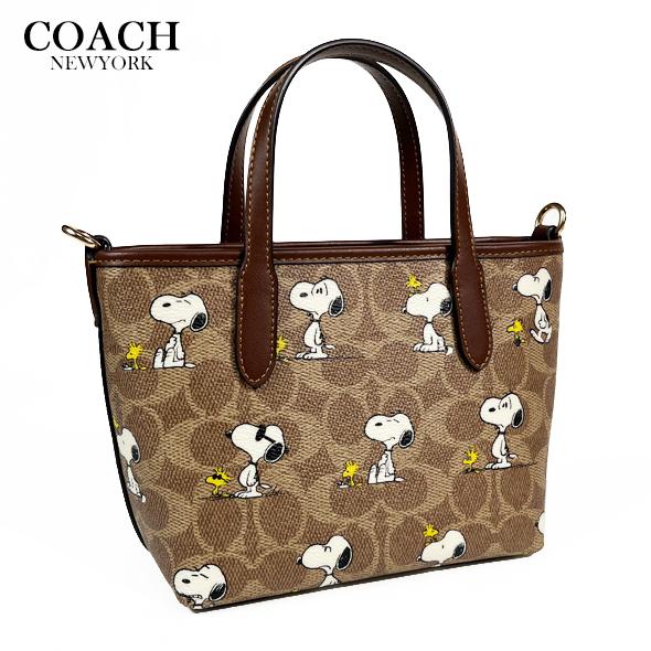 COACH X PEANUTS コーチ スヌーピー コラボ ミニ トート バッグ
