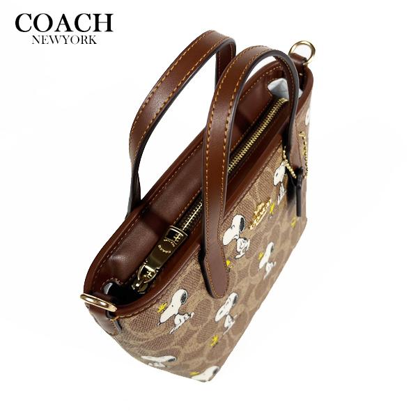 COACH X PEANUTS コーチ スヌーピー コラボ ミニ トート バッグ
