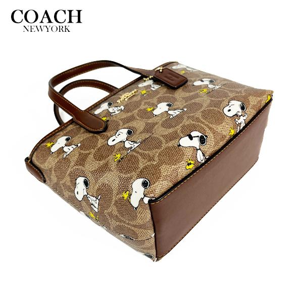 COACH X PEANUTS コーチ スヌーピー コラボ ミニ トート バッグ