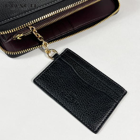 ✨新品・未使用✨ COACH コーチ 長財布 ブラック ゴールド金具 CC489 新品 未使用 コーチ COACH 黒 ブラック 長財布｜Yahoo!フリマ