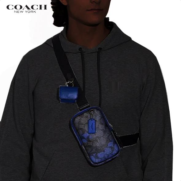 COACH コーチ メンズ スマホショルダー バッグ スマホケース