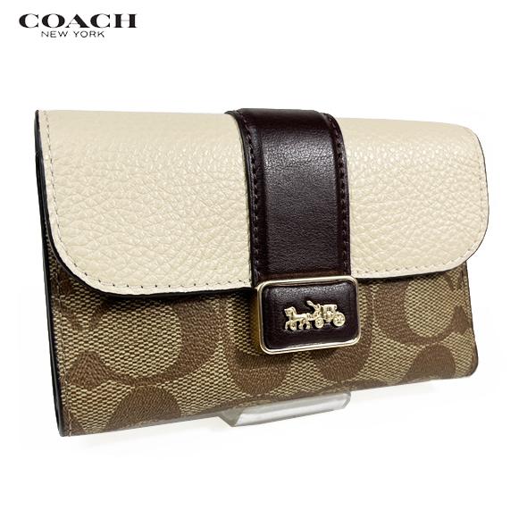 コーチ COACH アウトレット レディース 財布 三つ折り財布 ミディアム