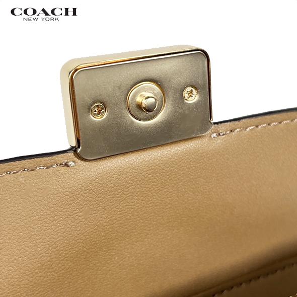 コーチ COACH アウトレット レディース 財布 三つ折り財布 ミディアム グレース ウォレット シグネチャー CC060 ライト カーキ 新作 新品