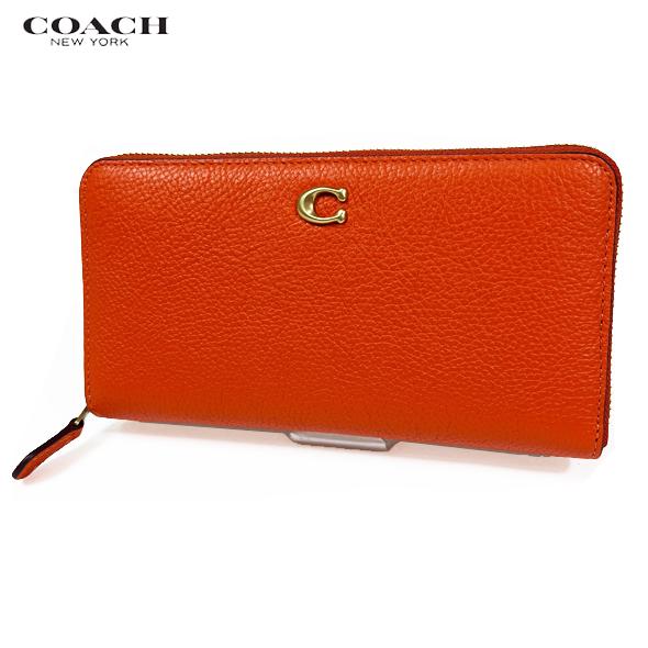 COACH コーチ 財布 長財布 アコーディオン ジップ ウォレット レザー