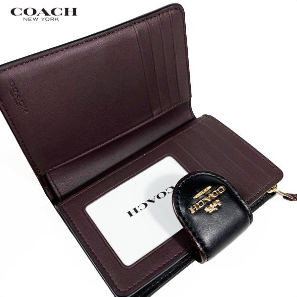 COACH コーチ レディース 花柄 バラ 財布 二つ折り財布 シグネチャー キャンバス フェアリーテール ローズ CC861 アウトレット 新作 新品