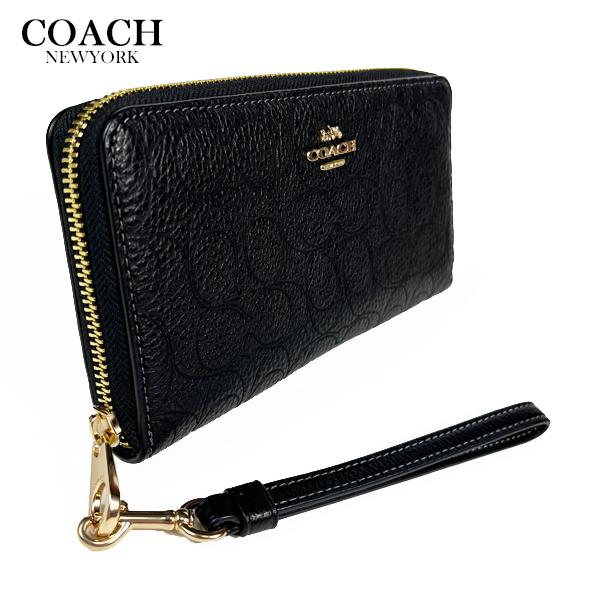 ◾COACH コーチ water buffalo 長財布 ジップウォレット 黒◾ 楽天市場