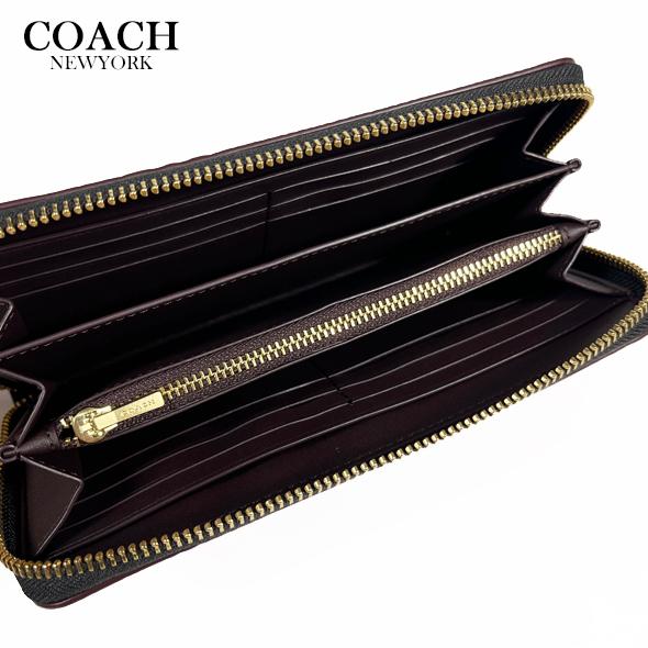 COACH（コーチ） レディース 花柄 バラ 財布 長財布 ロング ジップ
