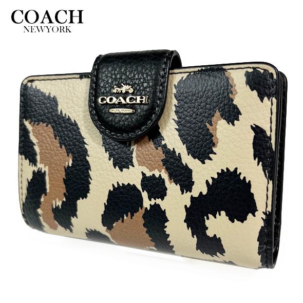 COACH（コーチ） 財布 二つ折り財布 ミディアム コーナー ジップ
