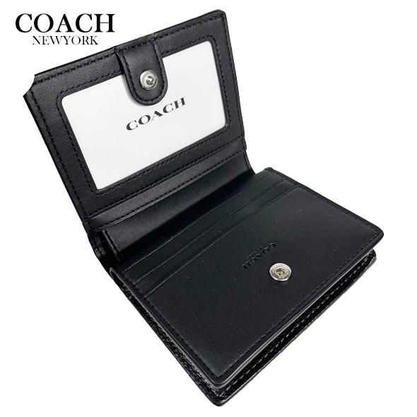 COACH（コーチ） レディース 財布 二つ折り財布 シルバー スナップ
