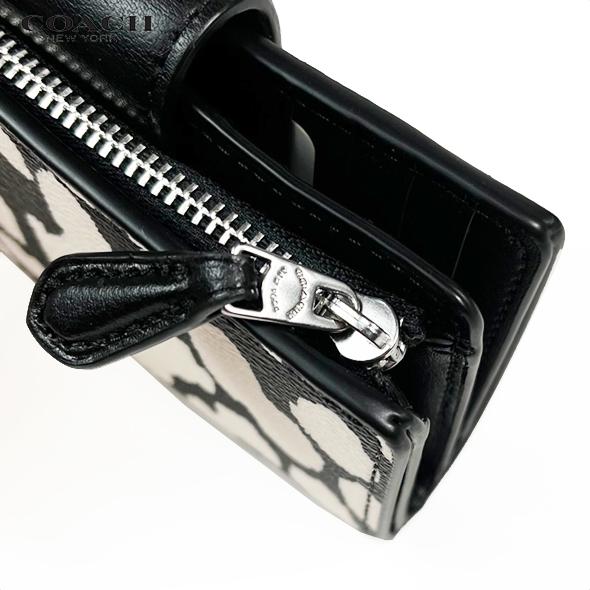 coach ミディアムウォレット　フラプリント　二つ折り COACH（コーチ） レディース 財布 二つ折り財布 ミディアム ウォレット