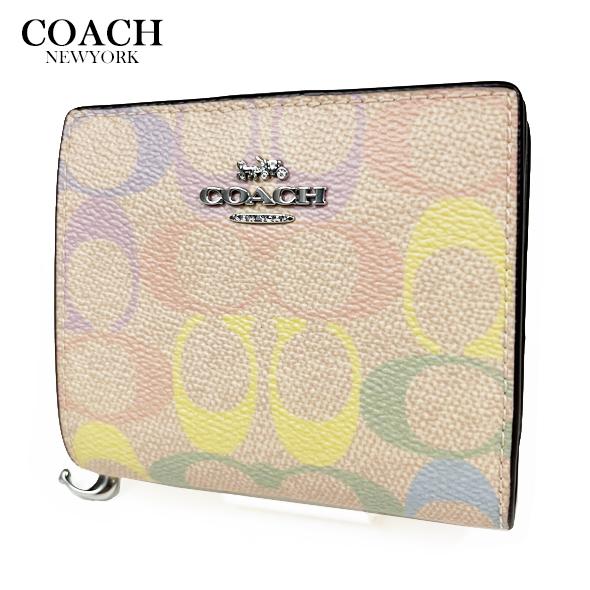 4536  コーチ　二つ折り財布　レインボー COACHコーチ 二つ折り財布 レインボーシグネチャー | francore