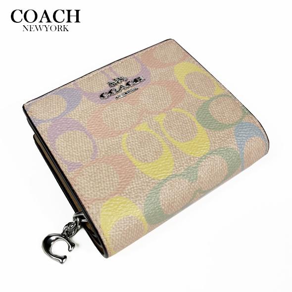 【COACH】コーチ レインボー シグネチャー 折り財布 COACH（コーチ） 国内発送 財布 レディース 折り財布 レインボー