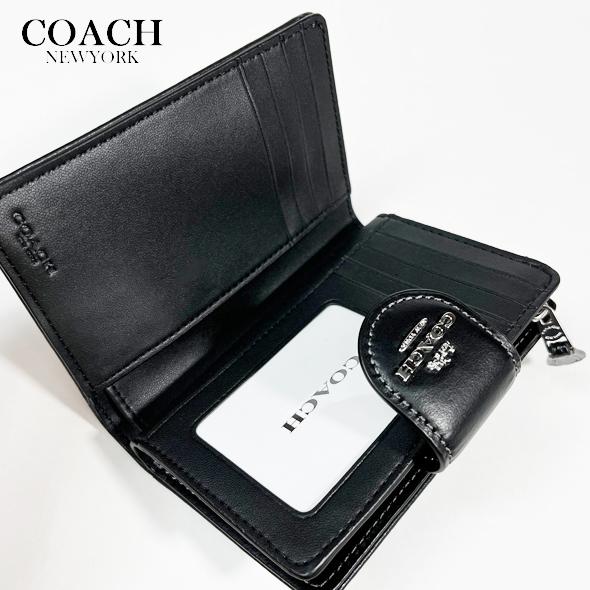 D*i様 COACH 二つ折り財布 黒 コーチ COACH コーチ COACH 二つ折り財布 （ブラック） -waja bazar