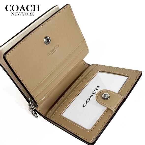 COACH（コーチ） レディース 財布 二つ折り財布 スナップ ウォレット