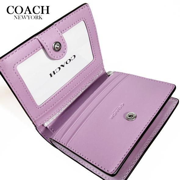 COACH ハート柄 二つ折り財布 並行輸入品 COACH（コーチ） レディース 財布 二つ折り財布 スナップ ウォレット