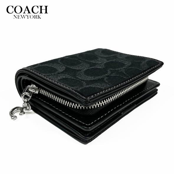 COACHパスキアコラボスナップウォレットブラック黒二つ折り財布男女兼用.新品 COACHパスキアコラボスナップウォレットブラック黒.二つ折り財布男女