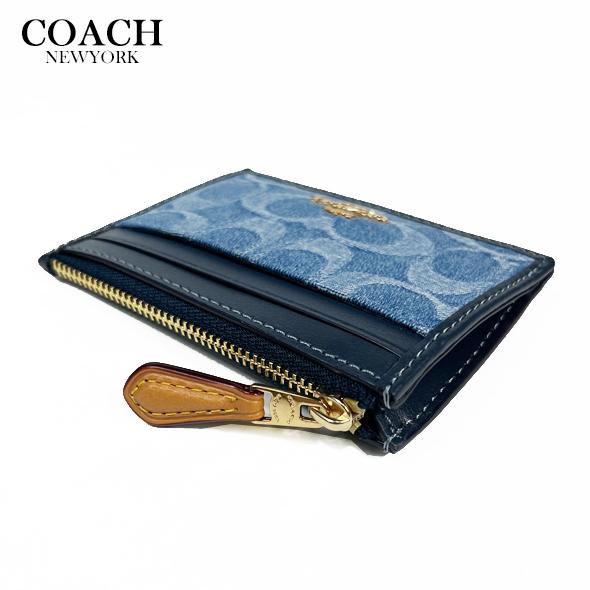 COACH（コーチ） レディース パスケース IDケース シグネチャー デニム