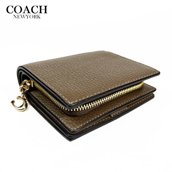 コーチ 財布 レディース COACH レザー ラッカー リベット　品薄　希少 公式】COACH – コーチ | ストゥディオ ミディアム ウォレット・リベット