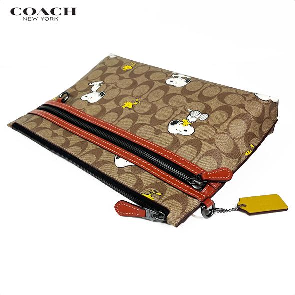 COACH X PEANUTS コーチ スヌーピー コラボ クラッチ セカンド COACH X PEANUTS コーチ スヌーピー コラボ クラッチ セカンド