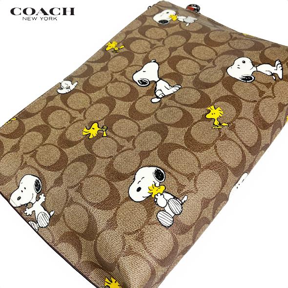 COACH X PEANUTS コーチ スヌーピー コラボ クラッチ セカンド COACH X PEANUTS コーチ スヌーピー コラボ クラッチ セカンド