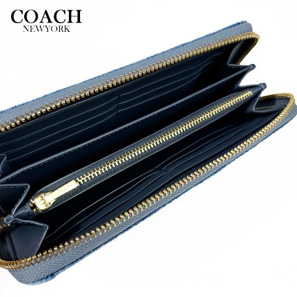 COACH（コーチ） レディース 財布 長財布 ロング ジップ ウォレット