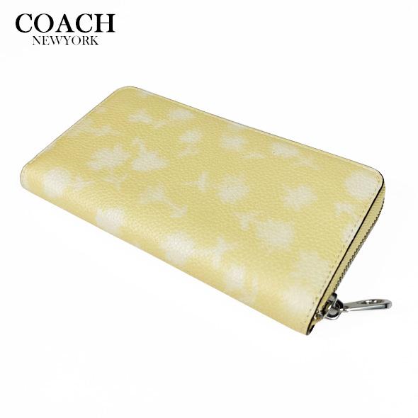 coco！最終価格！COACH 春色長財布 新品未使用 COACH（コーチ） レディース 花柄 財布 長財布 ロング ジップ