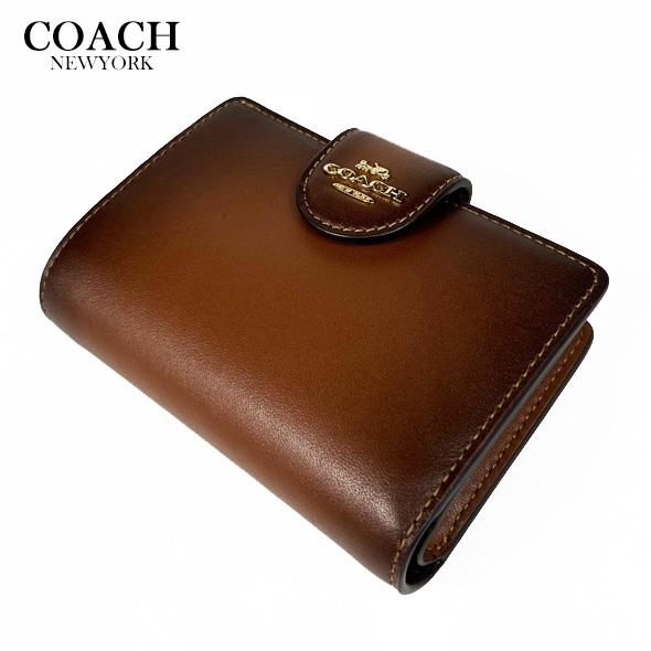 COACH（コーチ） 財布 二つ折り財布 ミディアム コーナー ジップ