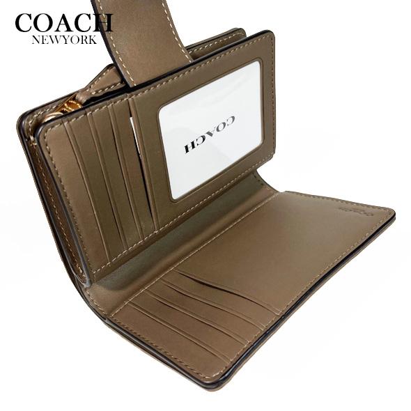 COACH（コーチ） 花柄 財布 二つ折り財布 シグネチャー ジャカード