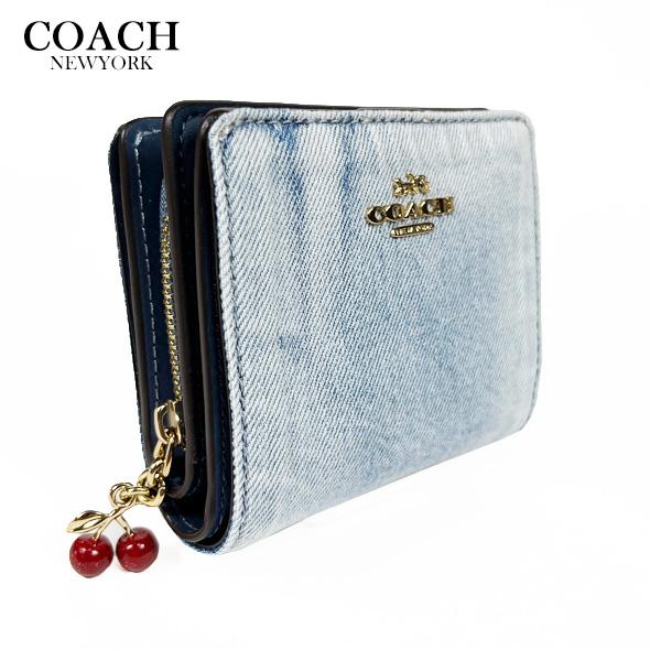 【Coach】スナップ ウォレット・ラブド デニム・チャーム　Cheri 公式】コーチアウトレット | スナップ ウォレット・ラブド デニム