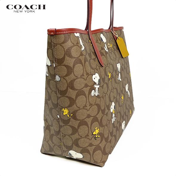 COACH X PEANUTS コーチ スヌーピー コラボ シティー トート COACH X PEANUTS コーチ スヌーピー コラボ シティー トート