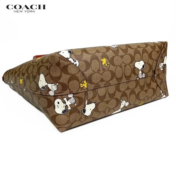 COACH X PEANUTS コーチ スヌーピー コラボ シティー トート COACH X PEANUTS コーチ スヌーピー コラボ シティー トート