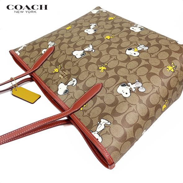 COACH X PEANUTS コーチ スヌーピー コラボ シティー トート COACH X PEANUTS コーチ スヌーピー コラボ シティー トート
