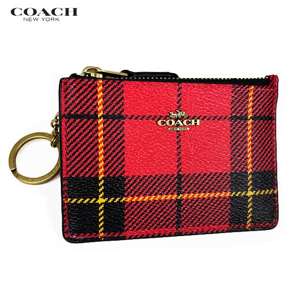 COACH コース　ケース　小銭入れ財布　レッド　赤色　パスケース COACH コース コインケース 小銭入れ財布 レッド 赤色 パス