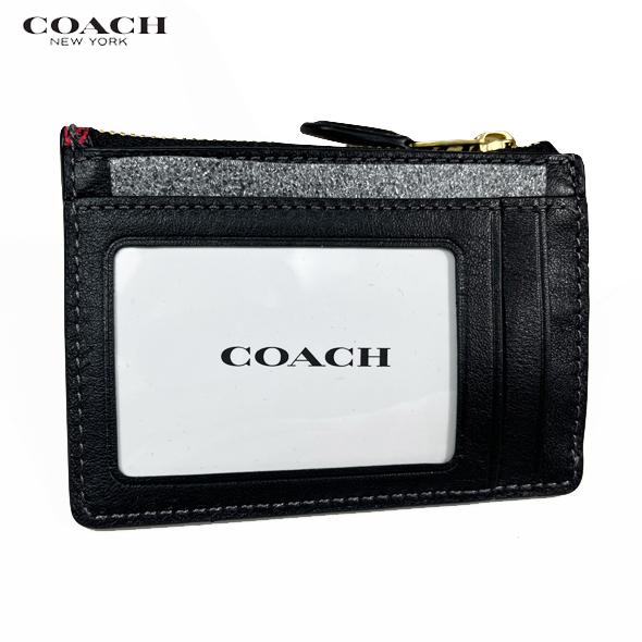コーチ　ケース COACH】コーチ カードケース レザー メタリック C ロゴ カード