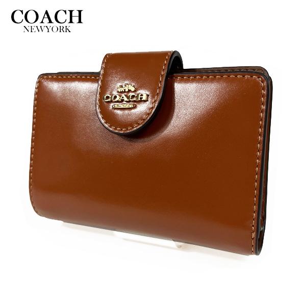 COACH（コーチ） 財布 二つ折り財布 ミディアム コーナー ジップ