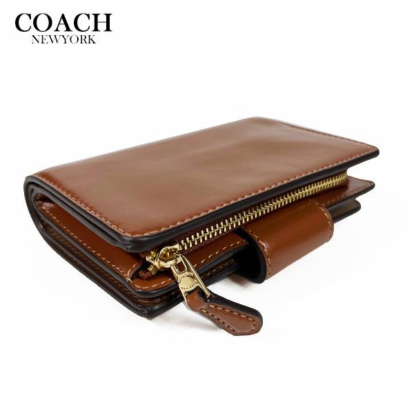 COACH（コーチ） 財布 二つ折り財布 ミディアム コーナー ジップ