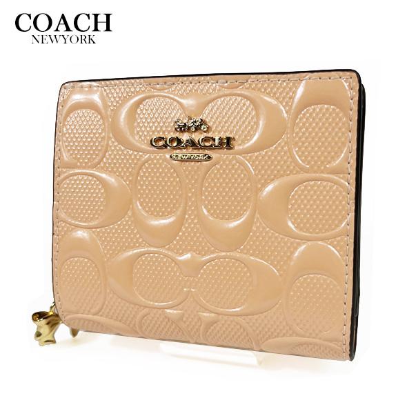 新作 新品 COACH 折り財布 スナップウオレット レディース 小銭入れ