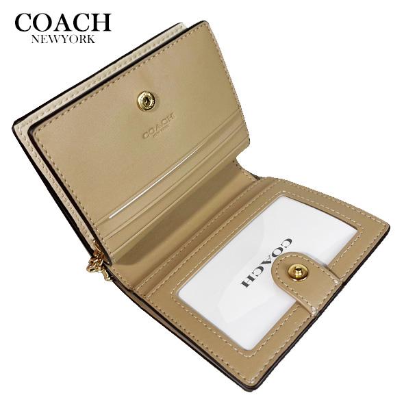 COACH（コーチ） レディース 花柄 財布 二つ折り財布 スナップ
