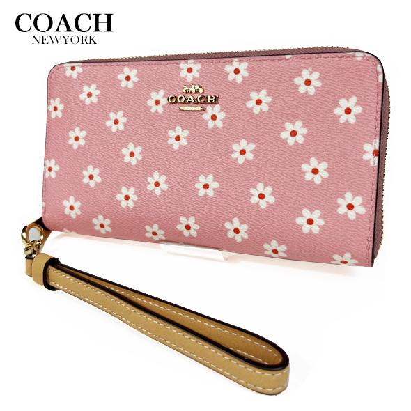 COACH（コーチ） レディース 花柄 財布 長財布 ロング ジップ