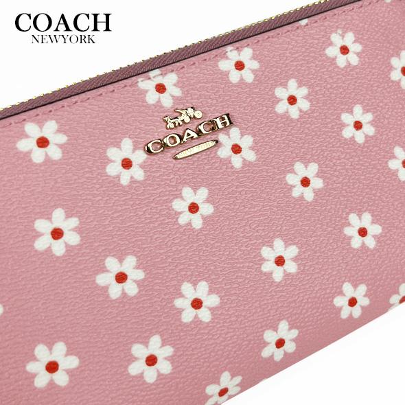 COACH（コーチ） レディース 花柄 財布 長財布 ロング ジップ