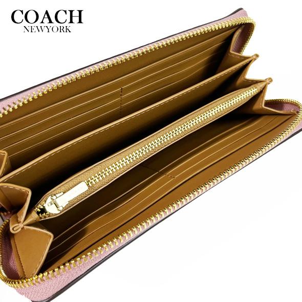 COACH（コーチ） レディース 花柄 財布 長財布 ロング ジップ