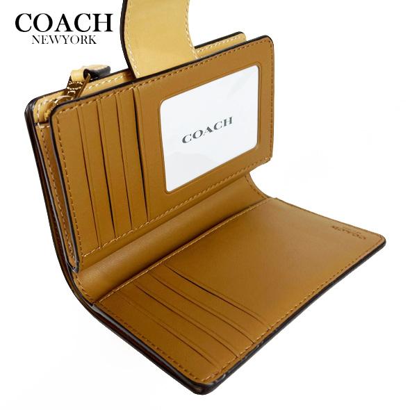 COACH（コーチ） 花柄 財布 二つ折り財布 ミディアム ウォレット