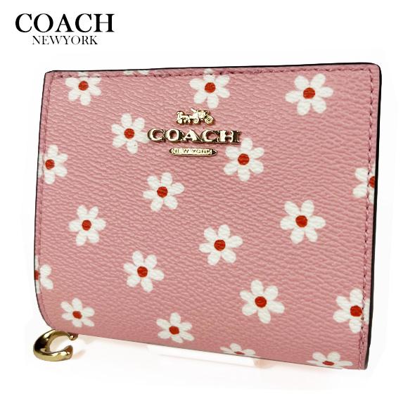 楽天市場】コーチ財布二つ折りピンクの通販 最新モデル【新品】COACH