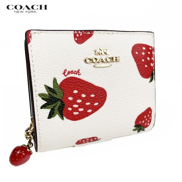 COACH コーチ レディース 財布 二つ折り財布 スナップ ウォレット ワイルド ストロベリー いちご CH539 アウトレット 新作 新品  :CH539-IMCAH:Successストア - 通販 - Yahoo!ショッピング