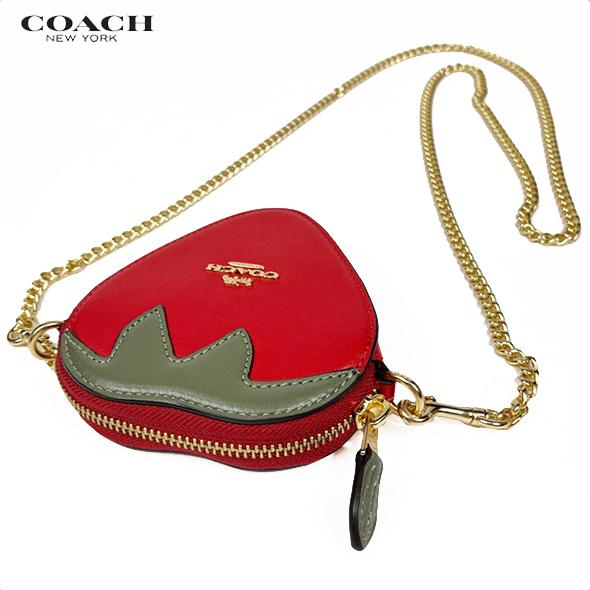 COACH コーチ レディース 小銭入れ 財布 チェーンショルダー