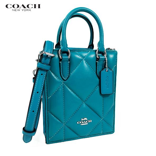 COACH コーチ レディース バッグ ミニ トート バッグ ミニバッグ ノース サウス ミニ トート キルティング CJ580 ティール 新品 新作  : cj580-svte : Successストア - 通販 - Yahoo!ショッピング