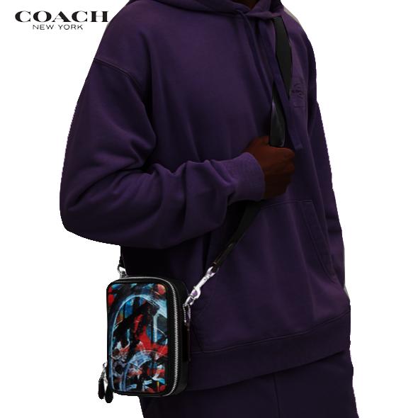 COACH X MINT + SERF コーチ コラボ メンズ ショルダーバッグ スマホ 