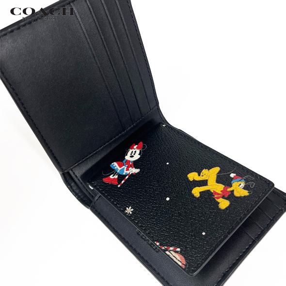 COACH×Disney コラボ 折りたたみ財布 - 小物 COACH×Disney コラボ 折りたたみ財布 - 小物