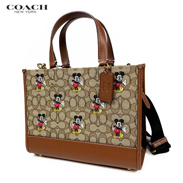 DISNEY X COACH ディズニー X コーチ レディース ショルダー トート バッグ デンプシー シグネチャー ミッキーマウス CM198 新作 新品｜success0613｜02